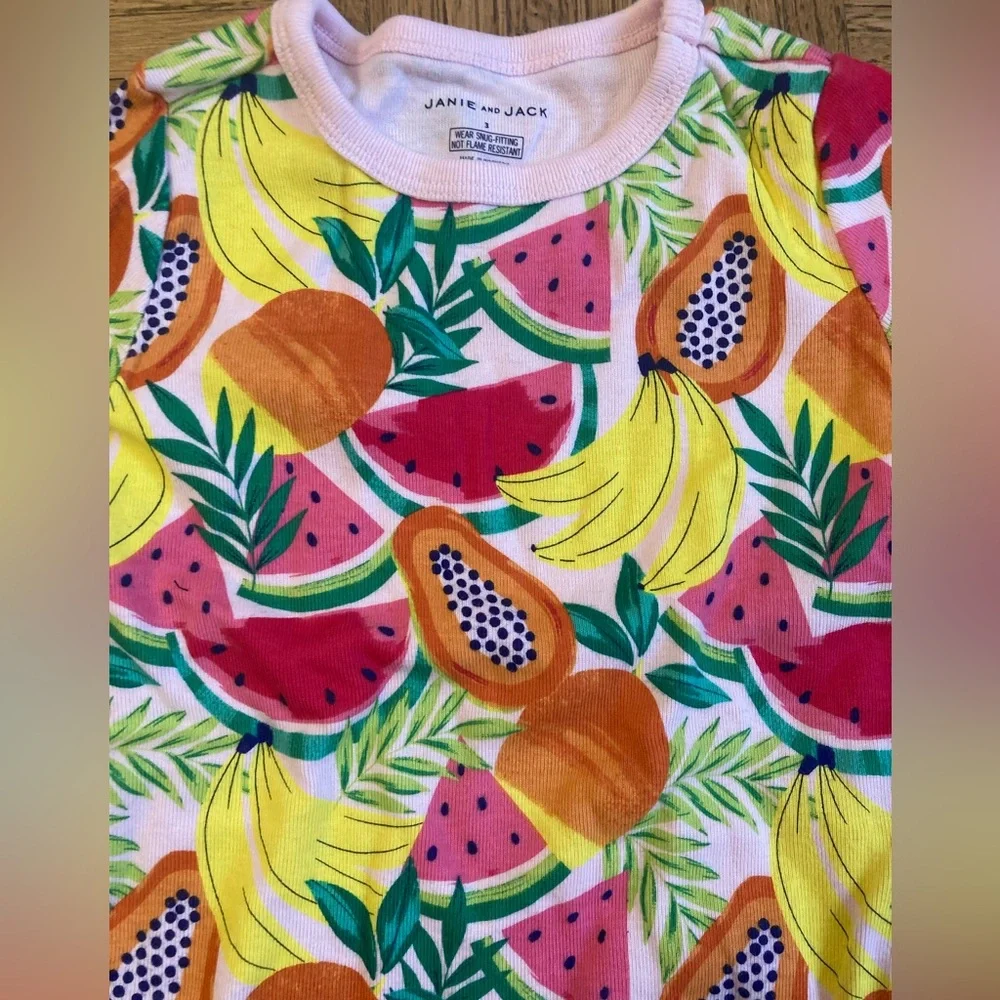 Janie and Jack Fruit Pajamas